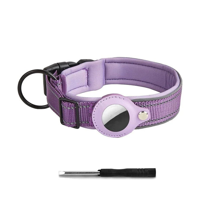Strong Reflective Airtag Dog Collar - Pawtique