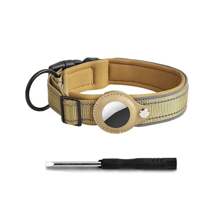 Strong Reflective Airtag Dog Collar - Pawtique