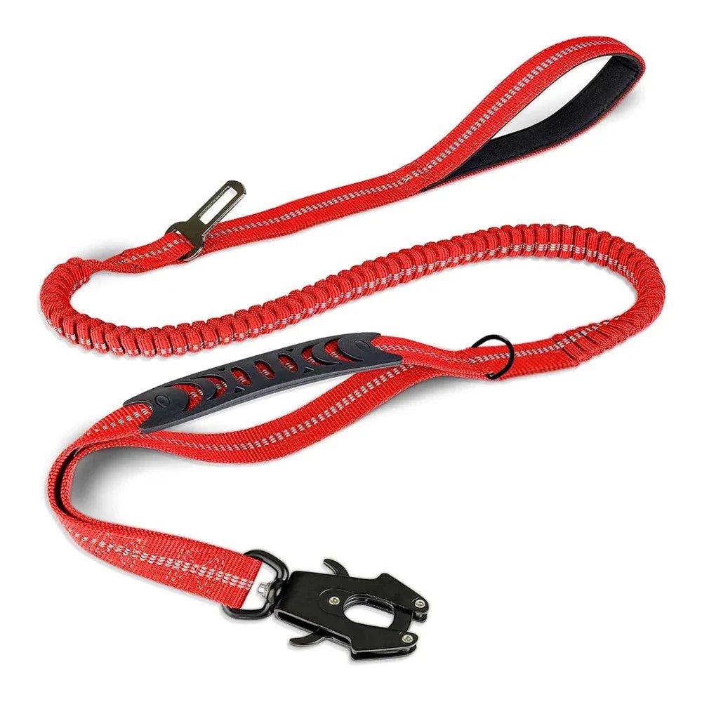 Strong Reflective Dog Leash with Seat Belt - Pawtique