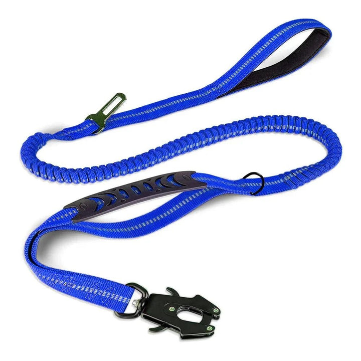 Strong Reflective Dog Leash with Seat Belt - Pawtique