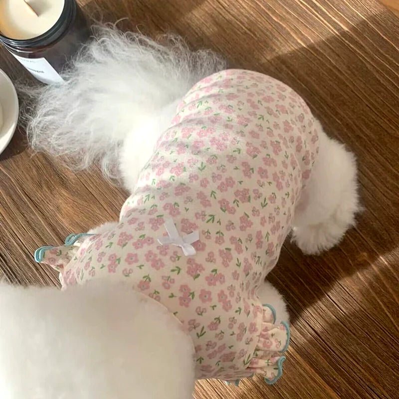 Sweet Flower Sleeve Dog Cat Vest - Pawtique