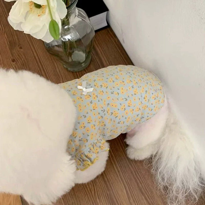 Sweet Flower Sleeve Dog Cat Vest - Pawtique