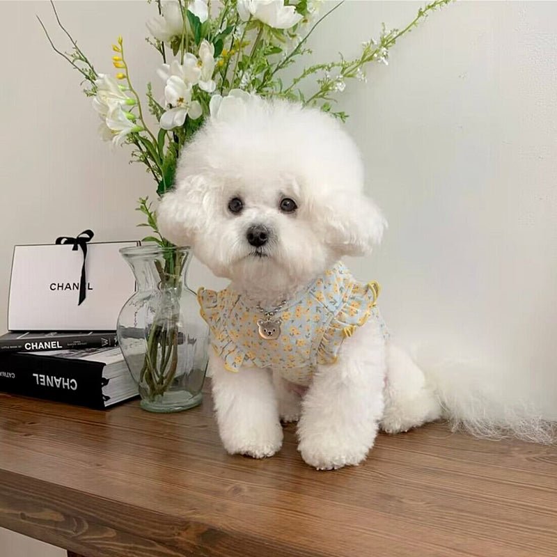 Sweet Flower Sleeve Dog Cat Vest - Pawtique