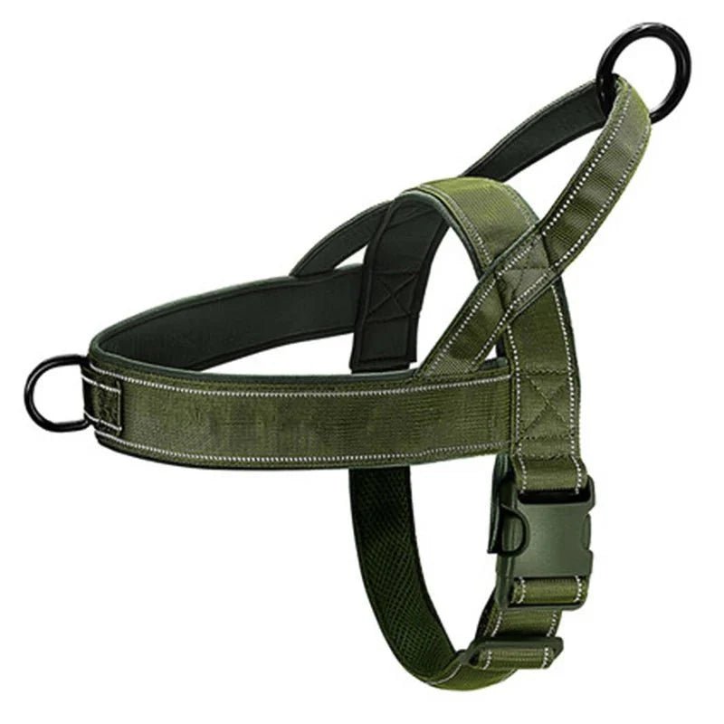 Tactical Chest Harness for Dogs – Adjustable Nylon Harness - Pawtique