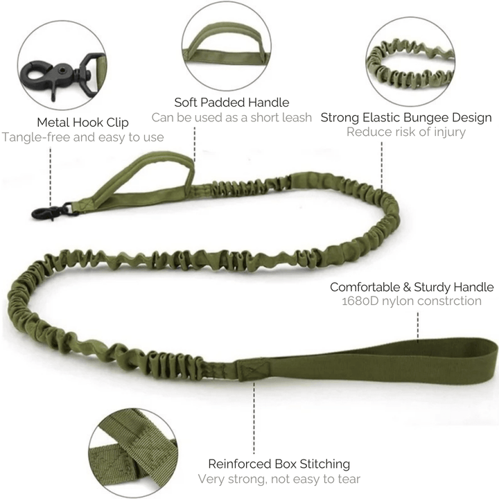 Tactical Dog Collar &amp; Leash Set - Pawtique