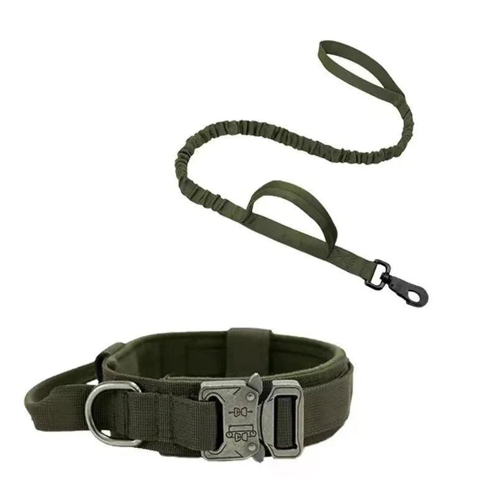 Tactical Dog Collar &amp; Leash Set - Pawtique