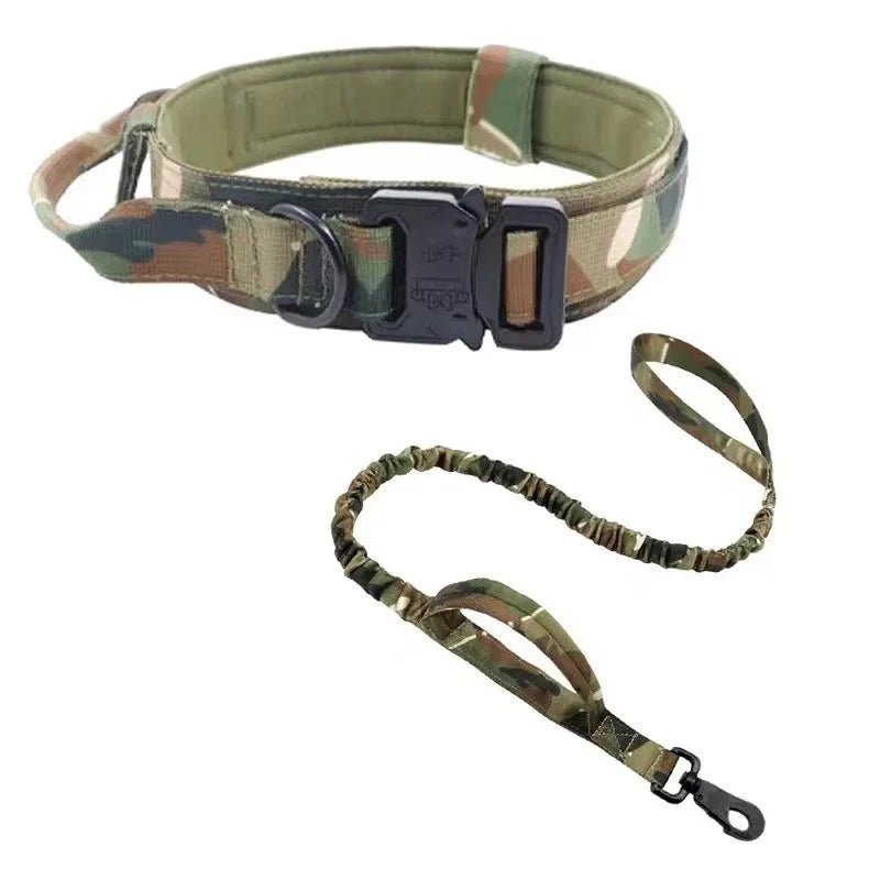 Tactical Dog Collar &amp; Leash Set - Pawtique