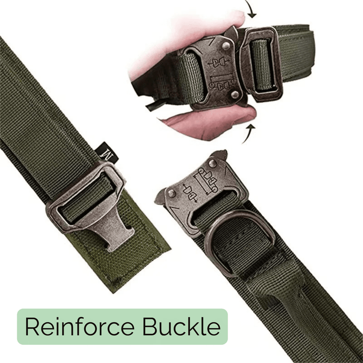 Tactical Dog Collar &amp; Leash Set - Pawtique