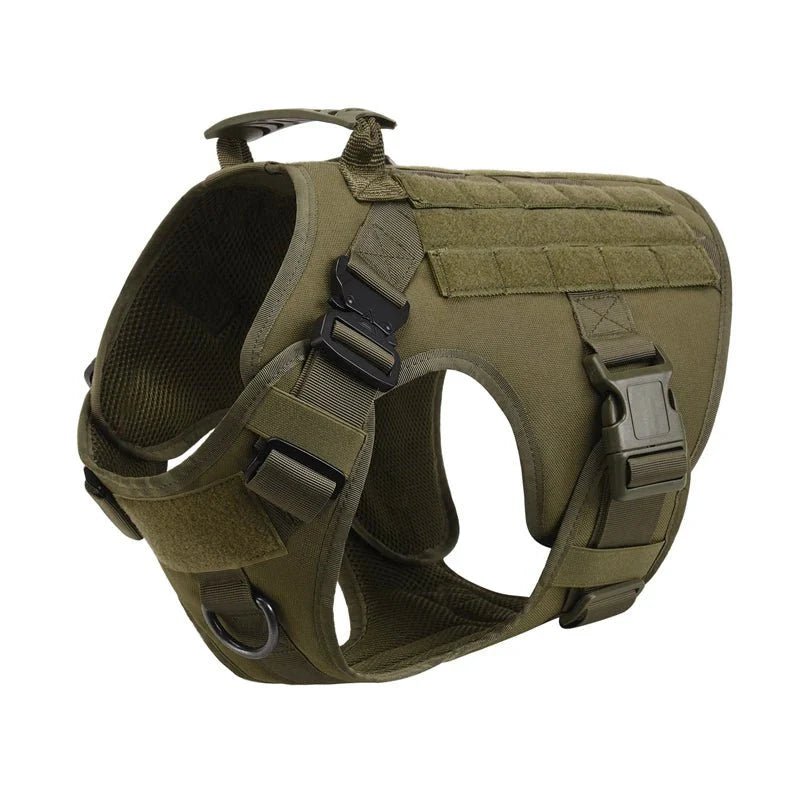 Tactical Dog Harness with Leash – Military Vest for Dogs - Pawtique