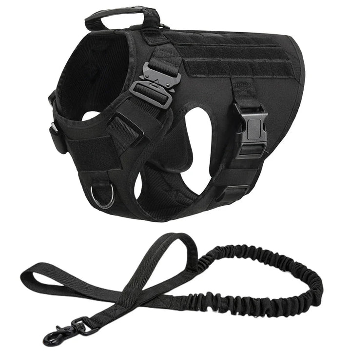 Tactical Dog Harness with Leash – Military Vest for Dogs - Pawtique