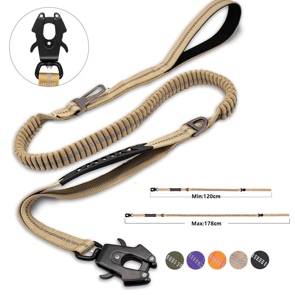 TactiPaw Reflective Bungee Dog Leash - Pawtique