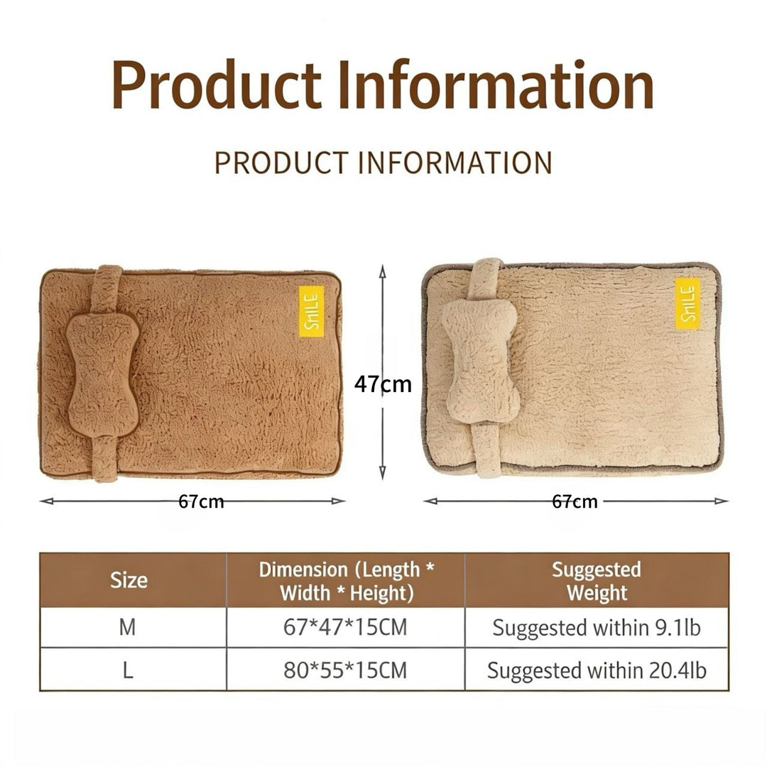 Tatami Pet Bed - Natural Comfort, Sturdy Support - Pawtique