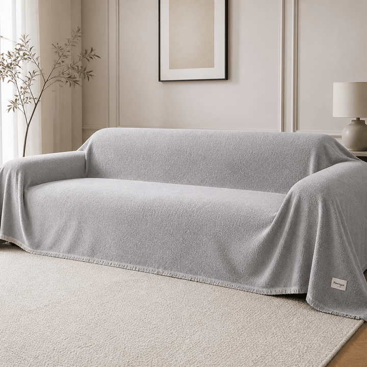 TeddyCloud Water-Resistant Plush Throw Couch Cover - Pawtique