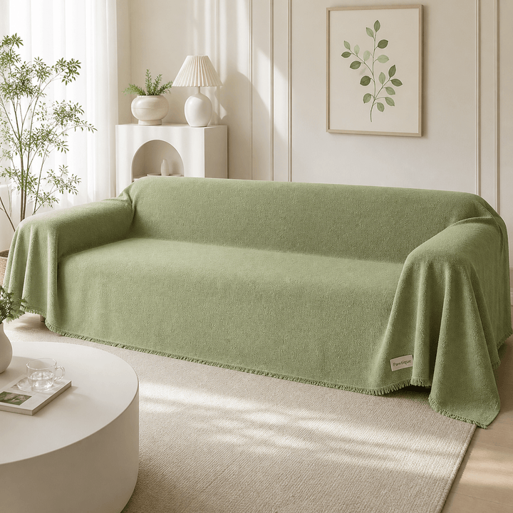 TeddyCloud Water-Resistant Plush Throw Couch Cover - Pawtique