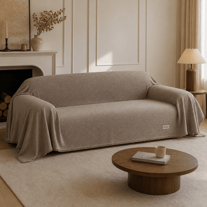 TeddyCloud Water-Resistant Plush Throw Couch Cover - Pawtique