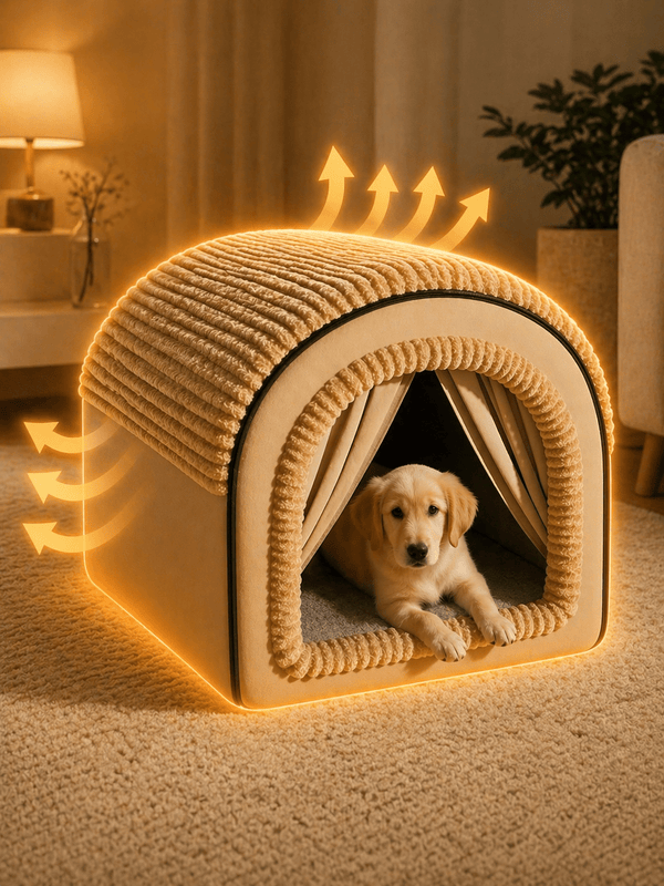 The Cozy Cottage Dog Bed - Pawtique