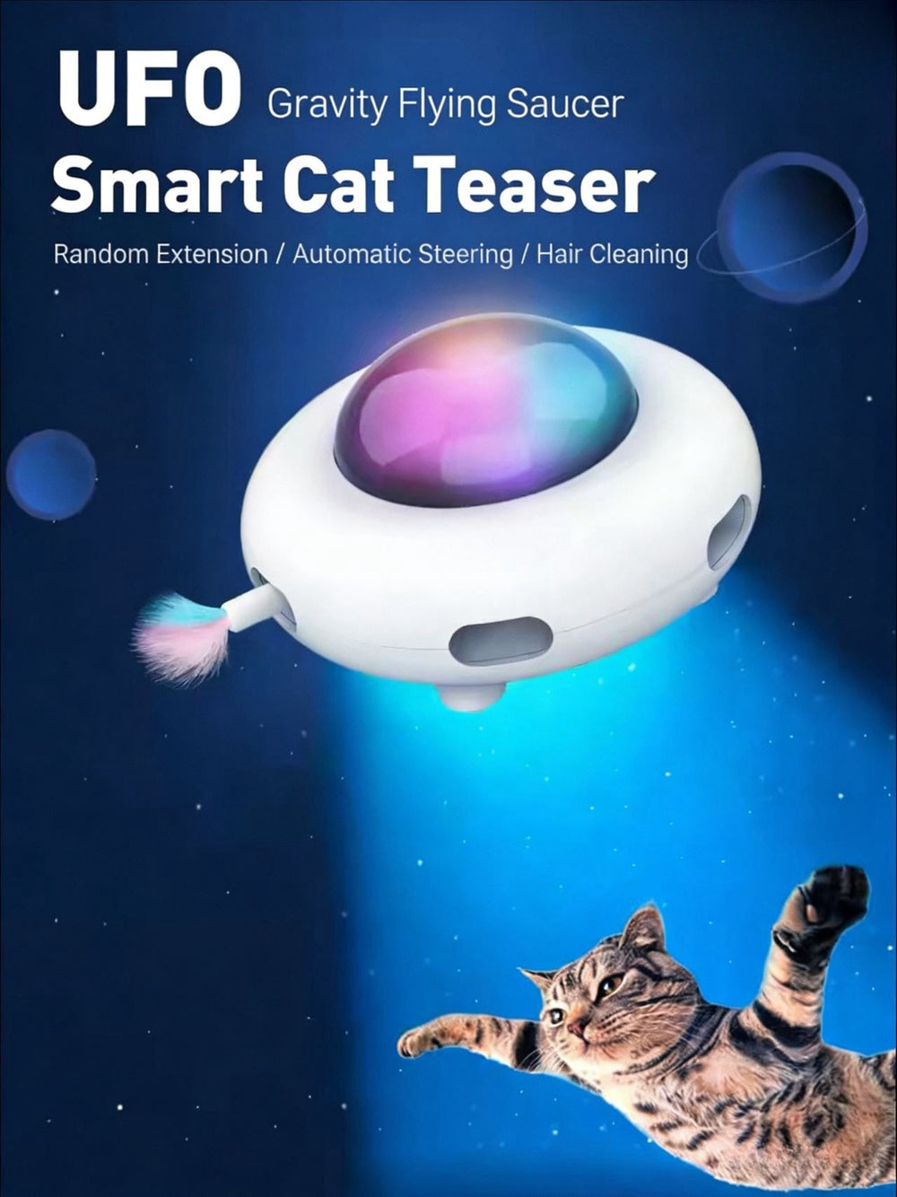 UFO Smart Cat Toy - Pawtique