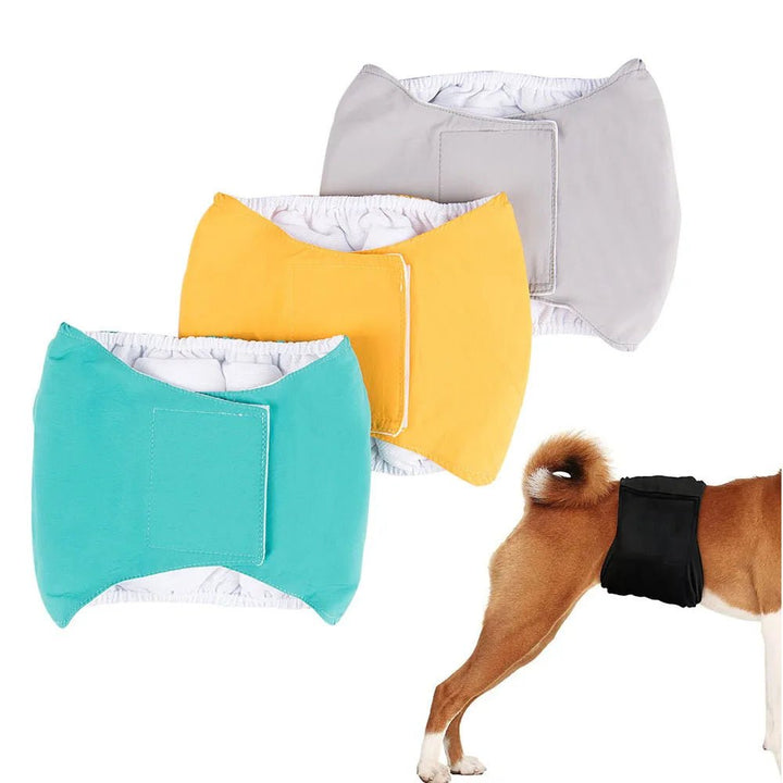 Washable Diapers Males Absorbent Adjustable Reusable - Pawtique