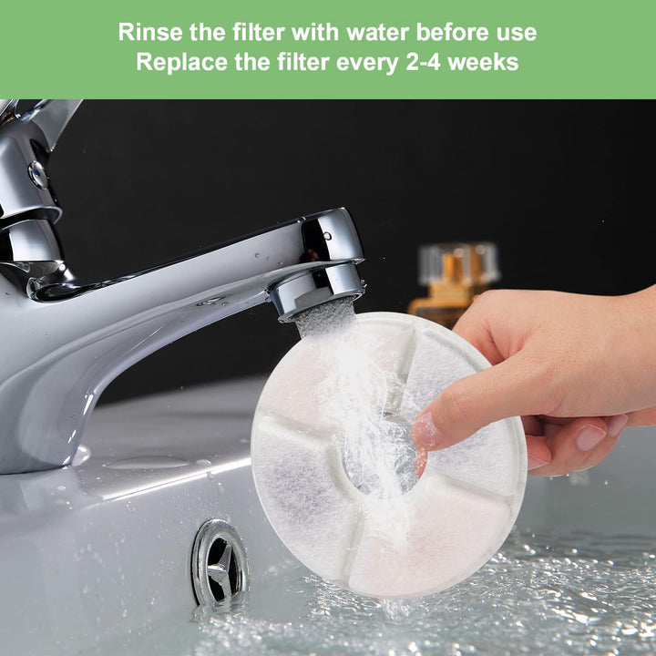 Water Fountain High - grade stainless - steel Upgraded pump with LED light - Pawtique