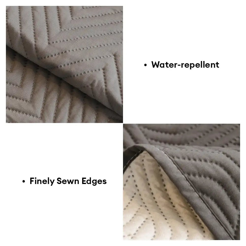Water-Repellent Furniture Protection Recliner Couch Cover with Elastic Straps - Classic W - Pawtique