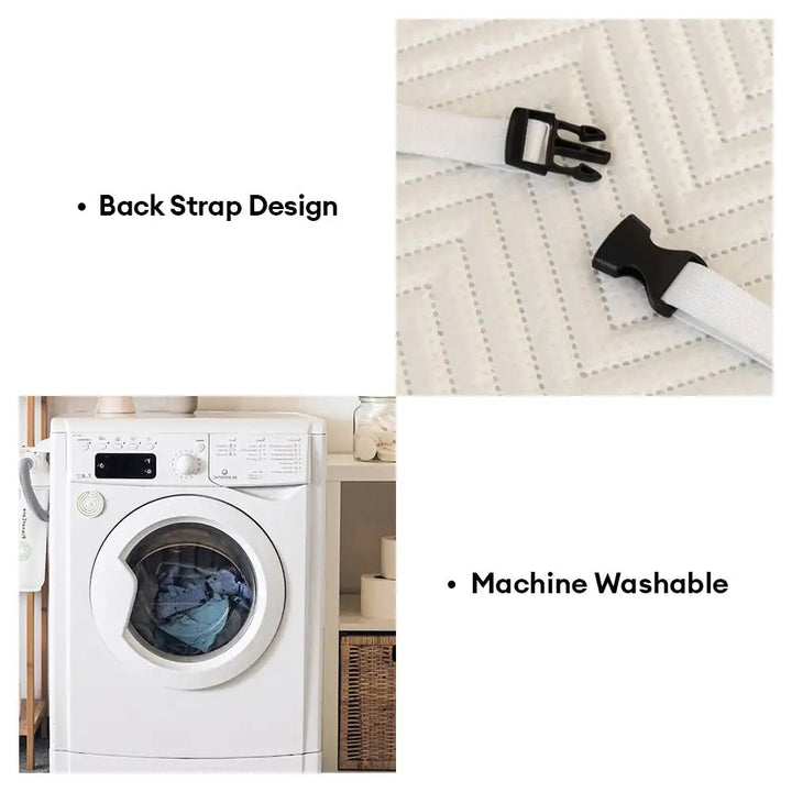 Water-Repellent Furniture Protection Recliner Couch Cover with Elastic Straps - Classic W - Pawtique