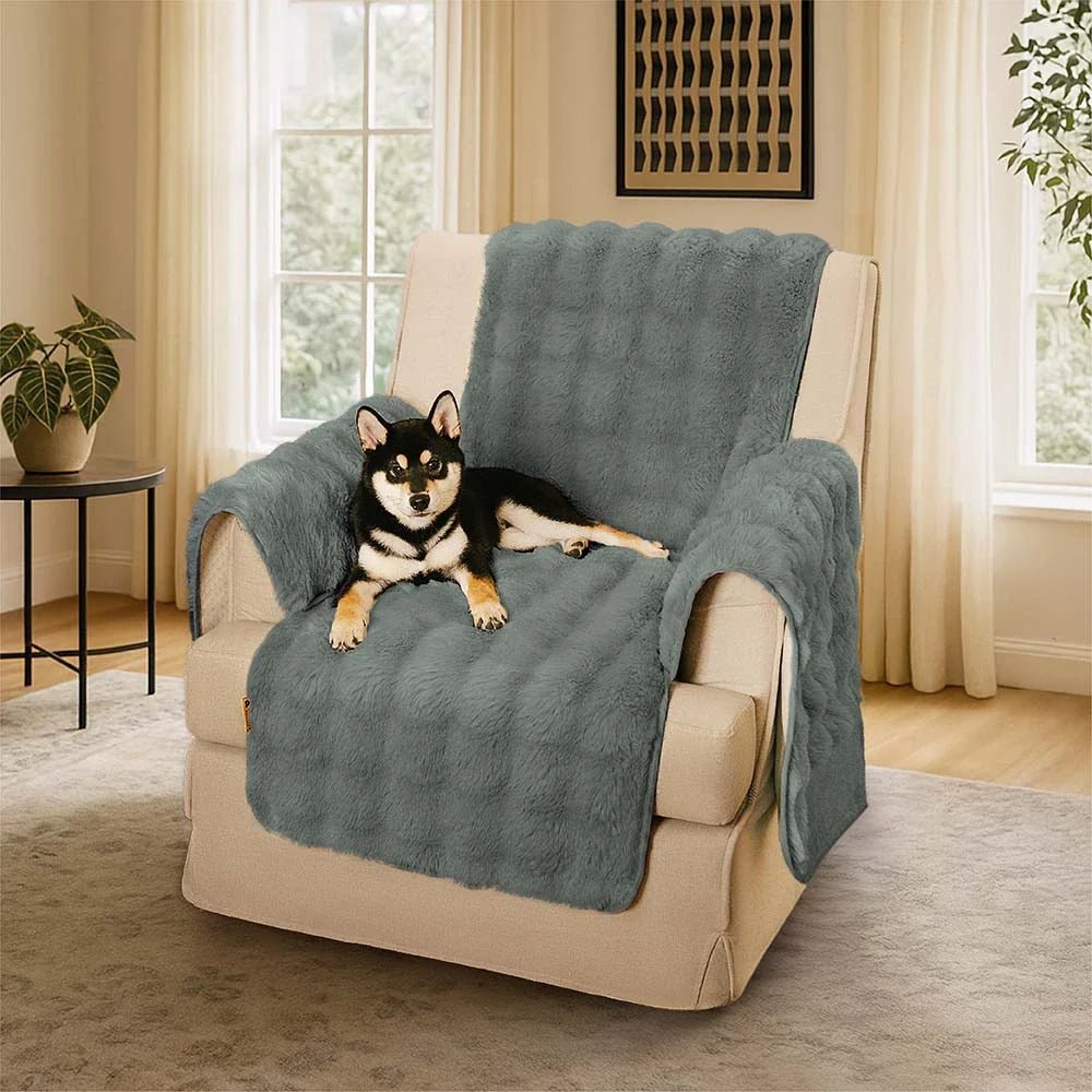 Water-resistant Fluffy Soft Furniture Protector Couch Cover-EverDry - Pawtique