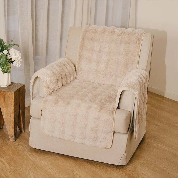 Water-resistant Fluffy Soft Furniture Protector Recliner Chair Covers Couch Covers - Pawtique