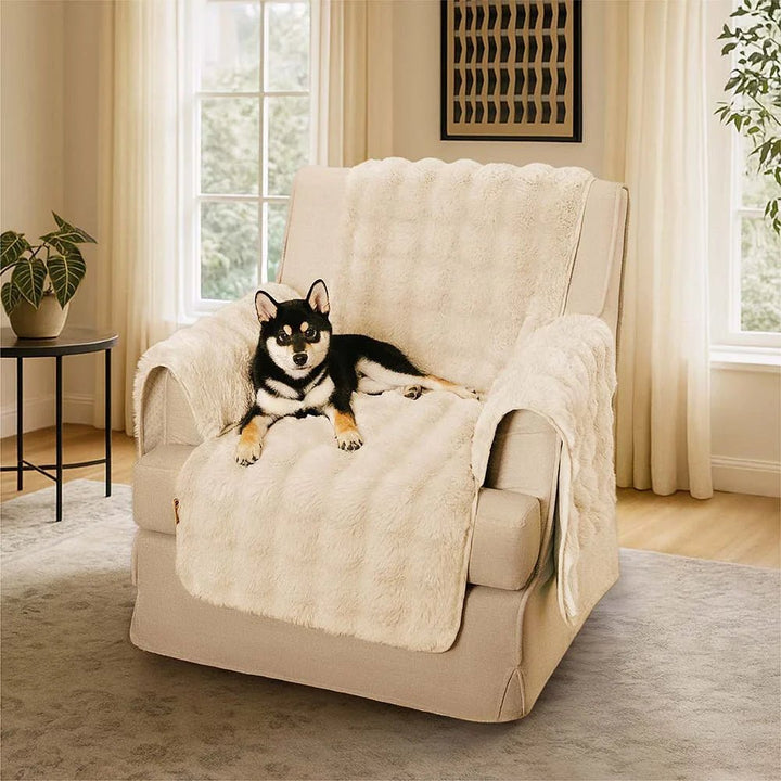 Water-resistant Fluffy Soft Furniture Protector Sectional Couch Cover-EverDry - Pawtique