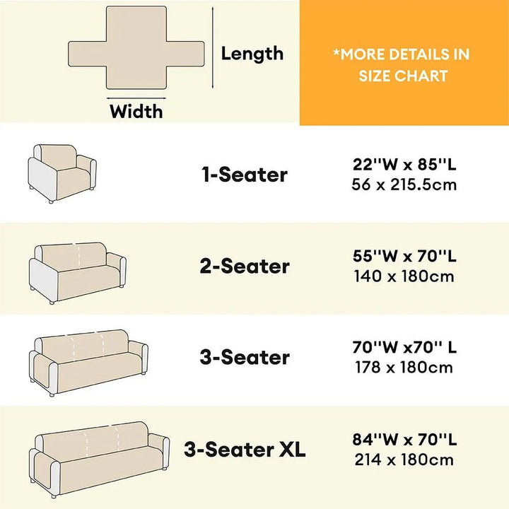 Water-resistant Fluffy Soft Furniture Protector Sectional Couch Cover-EverDry - Pawtique