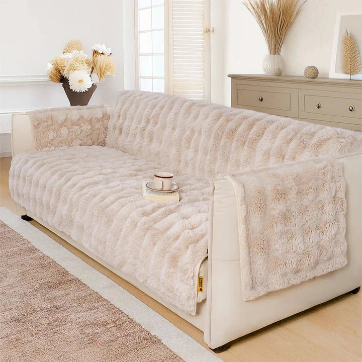 Water-resistant Fluffy Soft Furniture Protector Sectional Couch Cover-EverDry - Pawtique