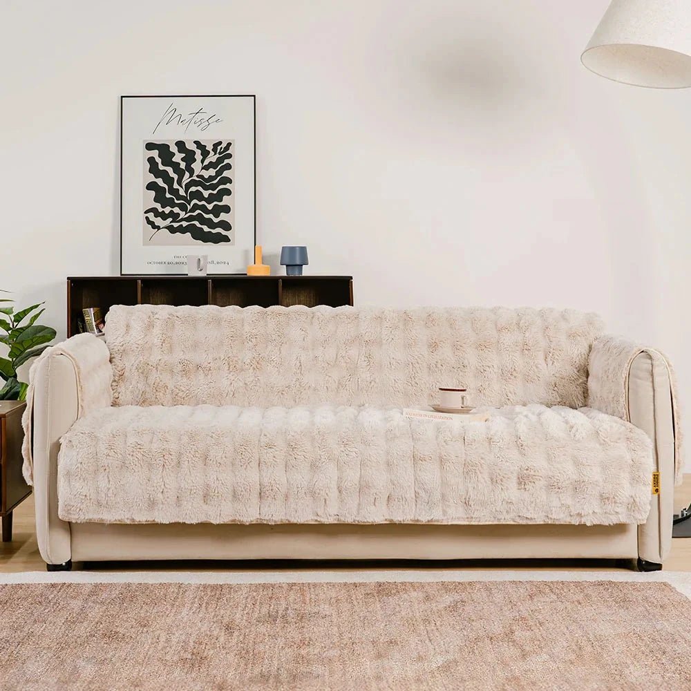 Water-resistant Fluffy Soft Furniture Protector Sectional Couch Cover-EverDry - Pawtique
