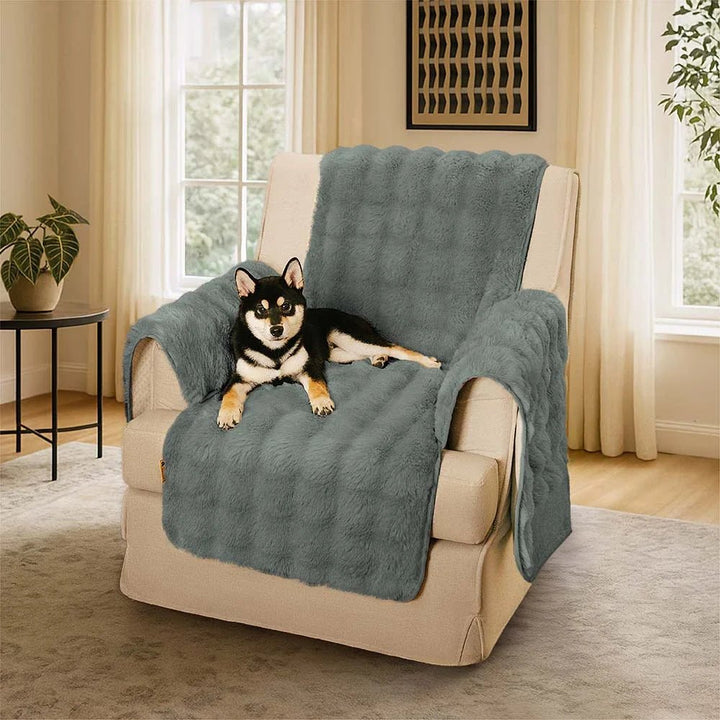 Water-resistant Fluffy Soft Furniture Protector Sectional Couch Cover-EverDry - Pawtique