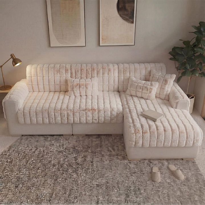 Water-resistant Fluffy Soft Furniture Protector Sectional Couch Cover-EverDry - Pawtique