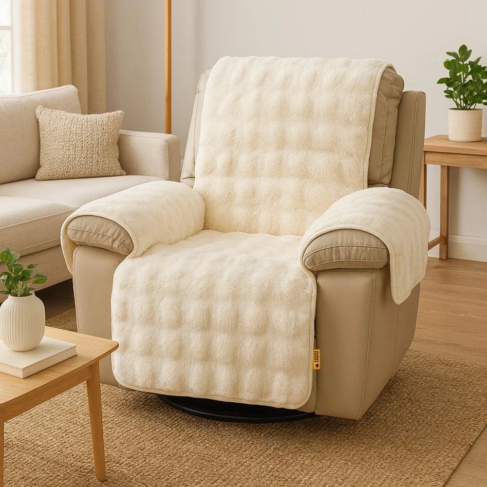 Water-resistant Fluffy Soft Furniture Protector Sectional Couch Cover-EverDry - Pawtique