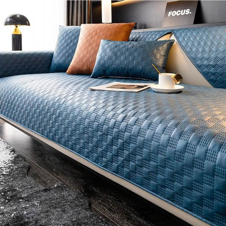Water-resistant Leathaire Fabric Sofa Cover Furniture Protection Couch Cover - Pawtique