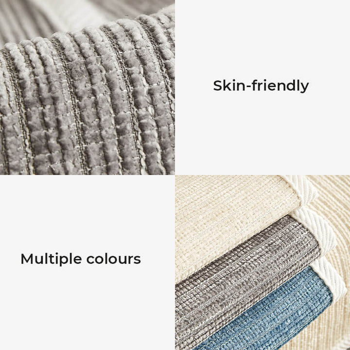 Waterproof Antimicrobial Simple Chenille Fabric Anti-scratch Sectional Couch Cover - Pawtique