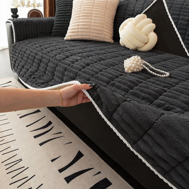 Waterproof Cozy Flannel Sofa Protection Non-Slip Couch Cover - Pawtique