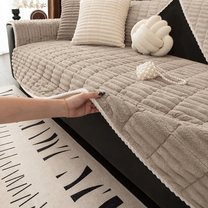 Waterproof Cozy Flannel Sofa Protection Non-Slip Couch Cover - Pawtique