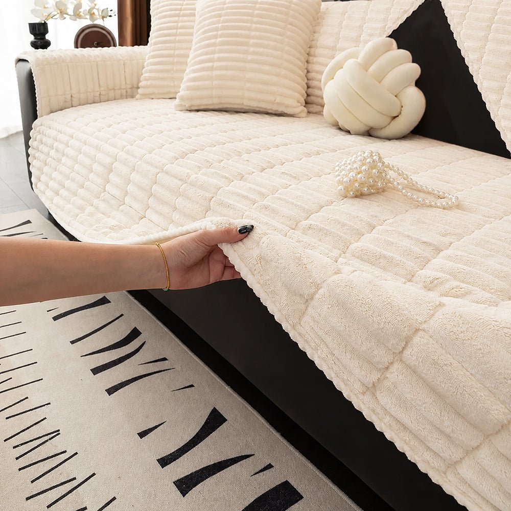 Waterproof Cozy Flannel Sofa Protection Non-Slip Couch Cover - Pawtique