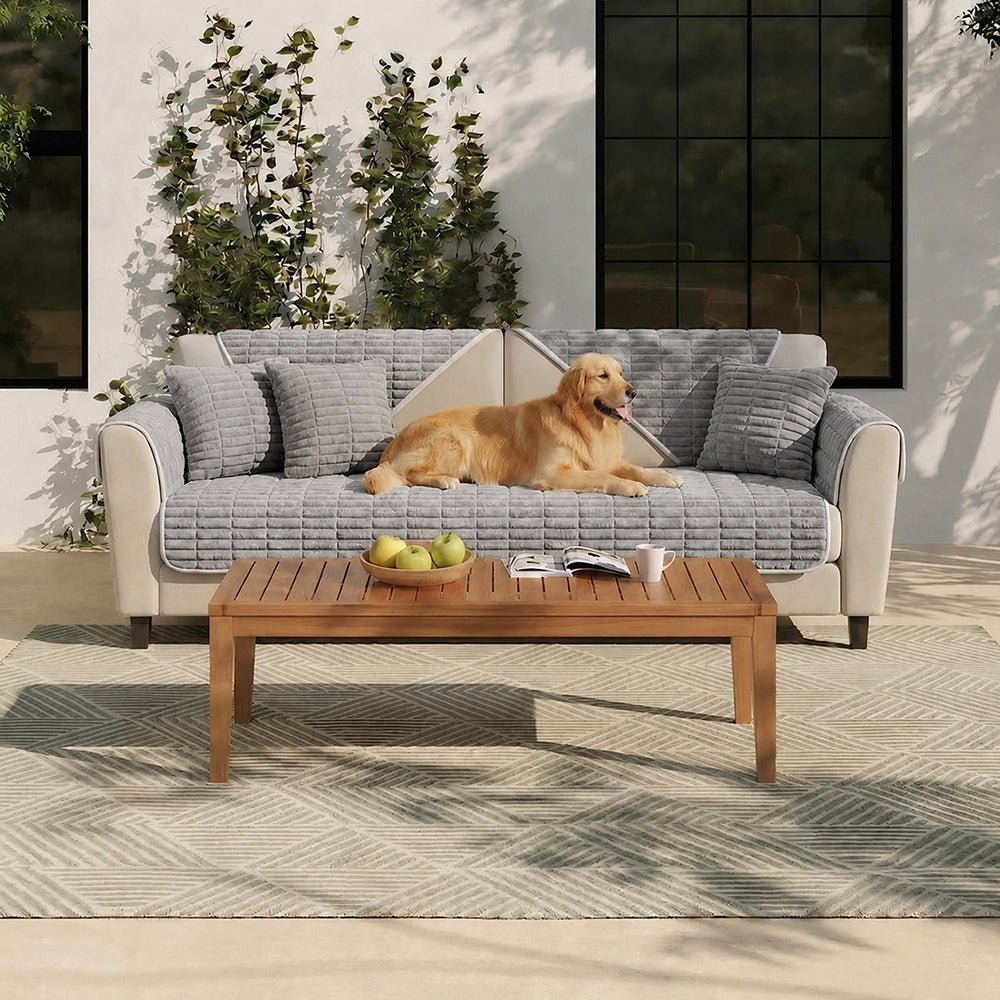 Waterproof Cozy Flannel Sofa Protection Non-Slip Couch Cover - Pawtique
