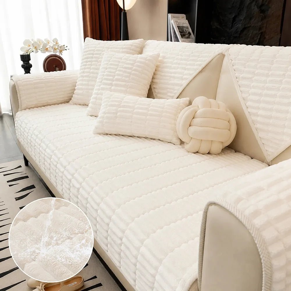 Waterproof Cozy Flannel Sofa Protection Non-Slip Couch Cover - Pawtique