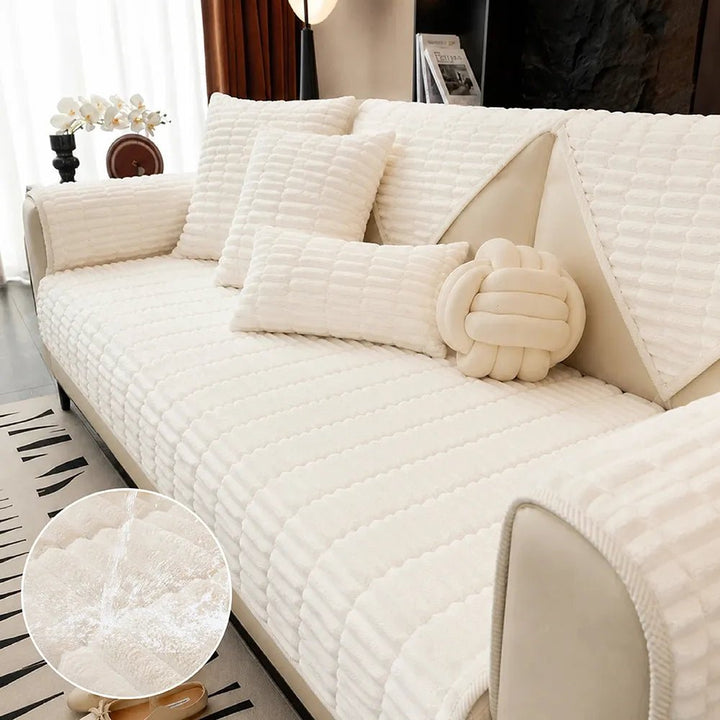 Waterproof Cozy Flannel Sofa Protection Non-Slip Couch Cover - Pawtique