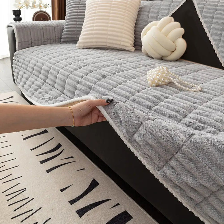Waterproof Cozy Flannel Sofa Protection Non-Slip Couch Cover - Pawtique