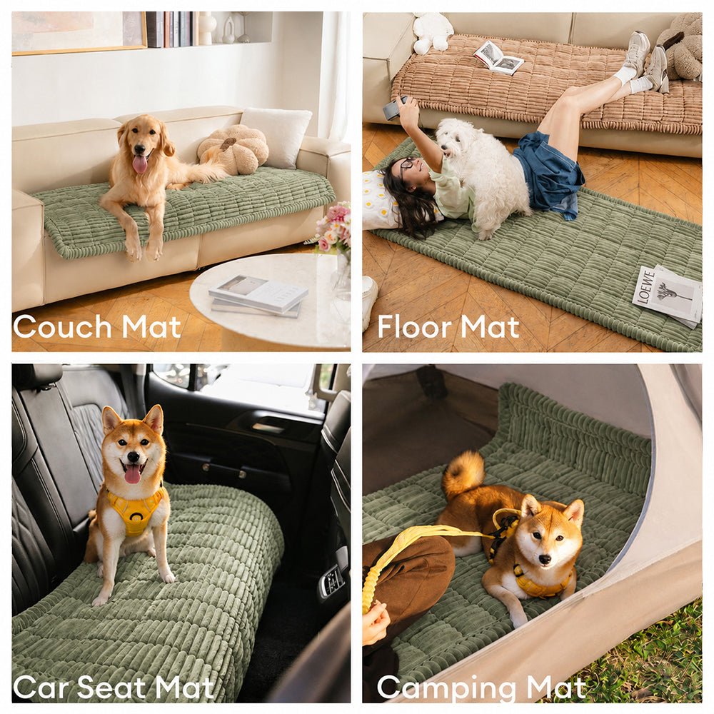 Waterproof Lazy Soft Flannel Breathable Pet Mat Non-slip Couch Cover - Pawtique