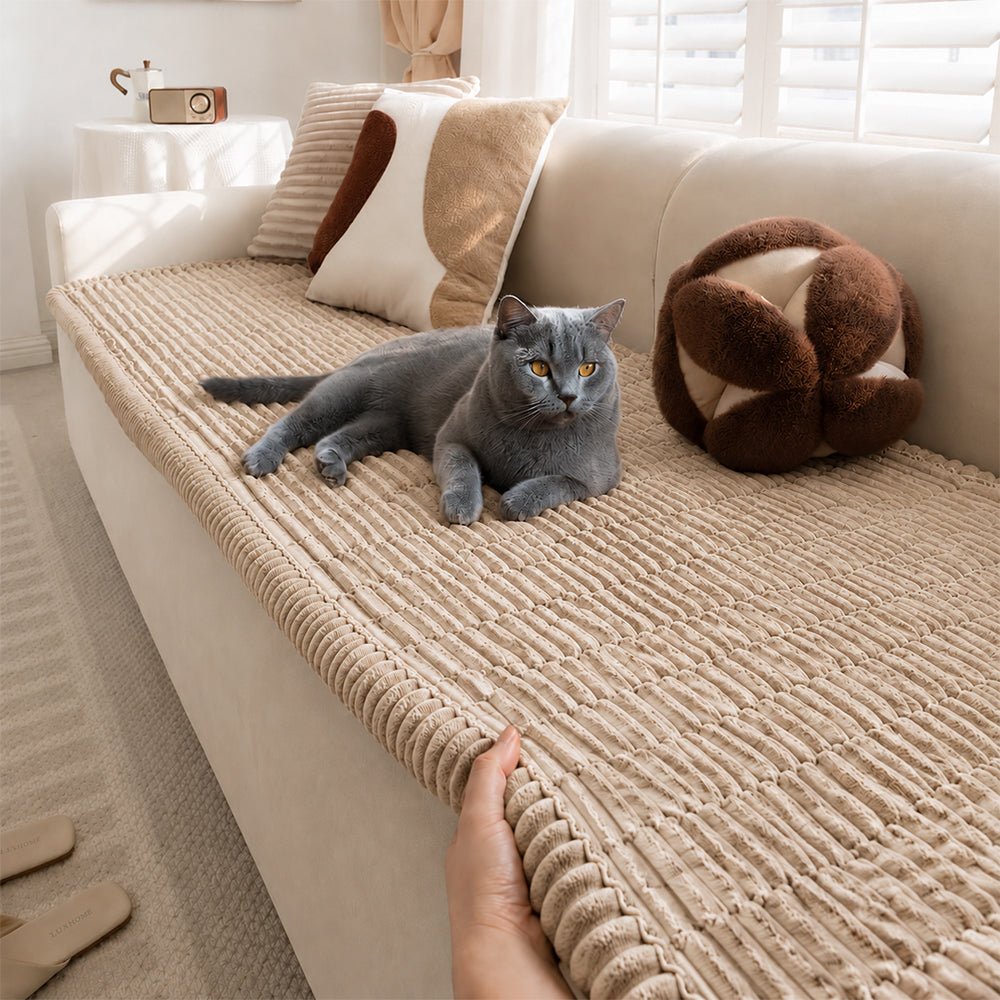 Waterproof Lazy Soft Flannel Breathable Pet Mat Non-slip Couch Cover - Pawtique