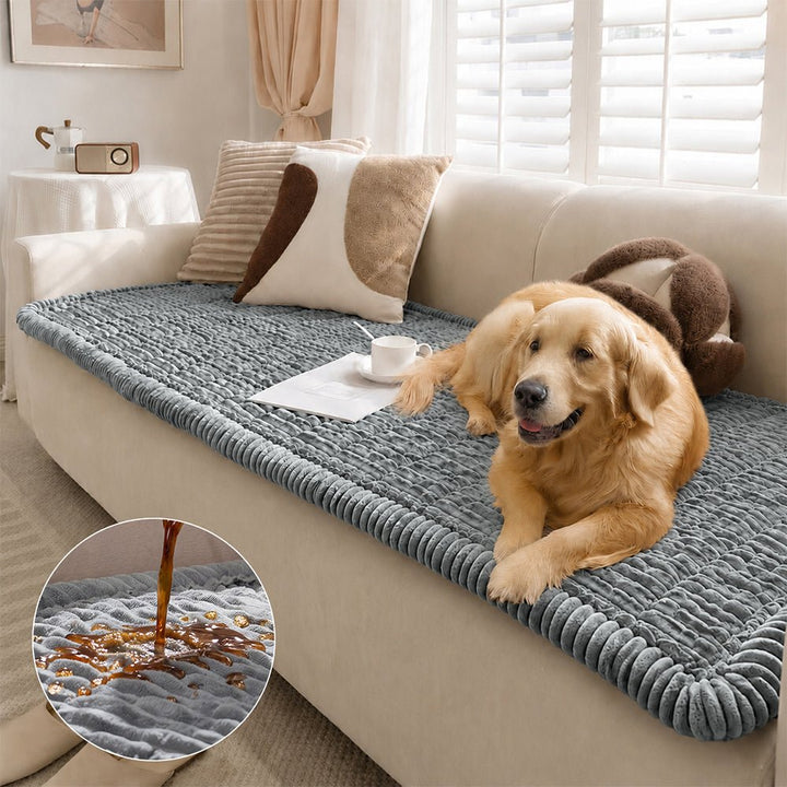 Waterproof Lazy Soft Flannel Breathable Pet Mat Non-slip Couch Cover - Pawtique