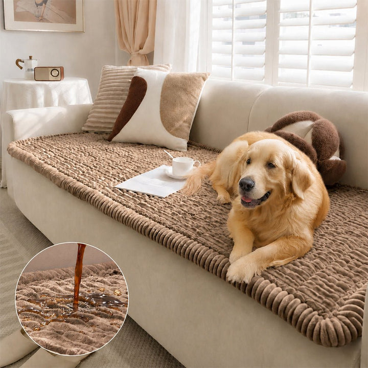 Waterproof Lazy Soft Flannel Breathable Pet Mat Non-slip Couch Cover - Pawtique
