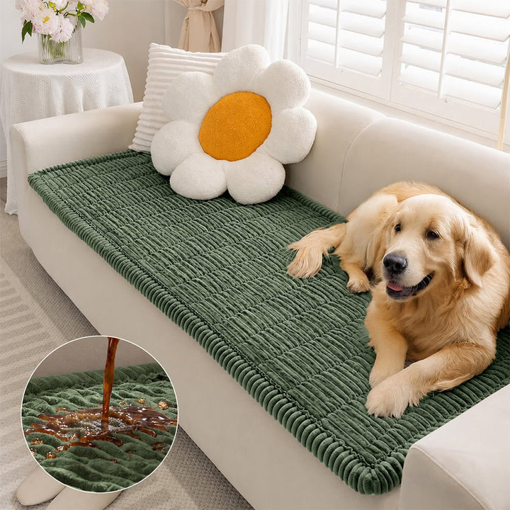 Waterproof Lazy Soft Flannel Breathable Pet Mat Non-slip Couch Cover - Pawtique