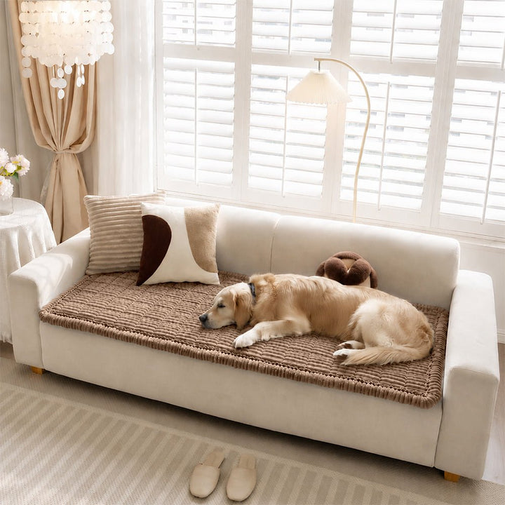 Waterproof Lazy Soft Flannel Breathable Pet Mat Non-slip Couch Cover - Pawtique