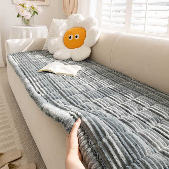 Waterproof Lazy Soft Flannel Breathable Pet Mat Non-slip Sectional Couch Cover - Pawtique